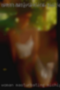 Woman masturbating with objecks in Michigan with big tits.